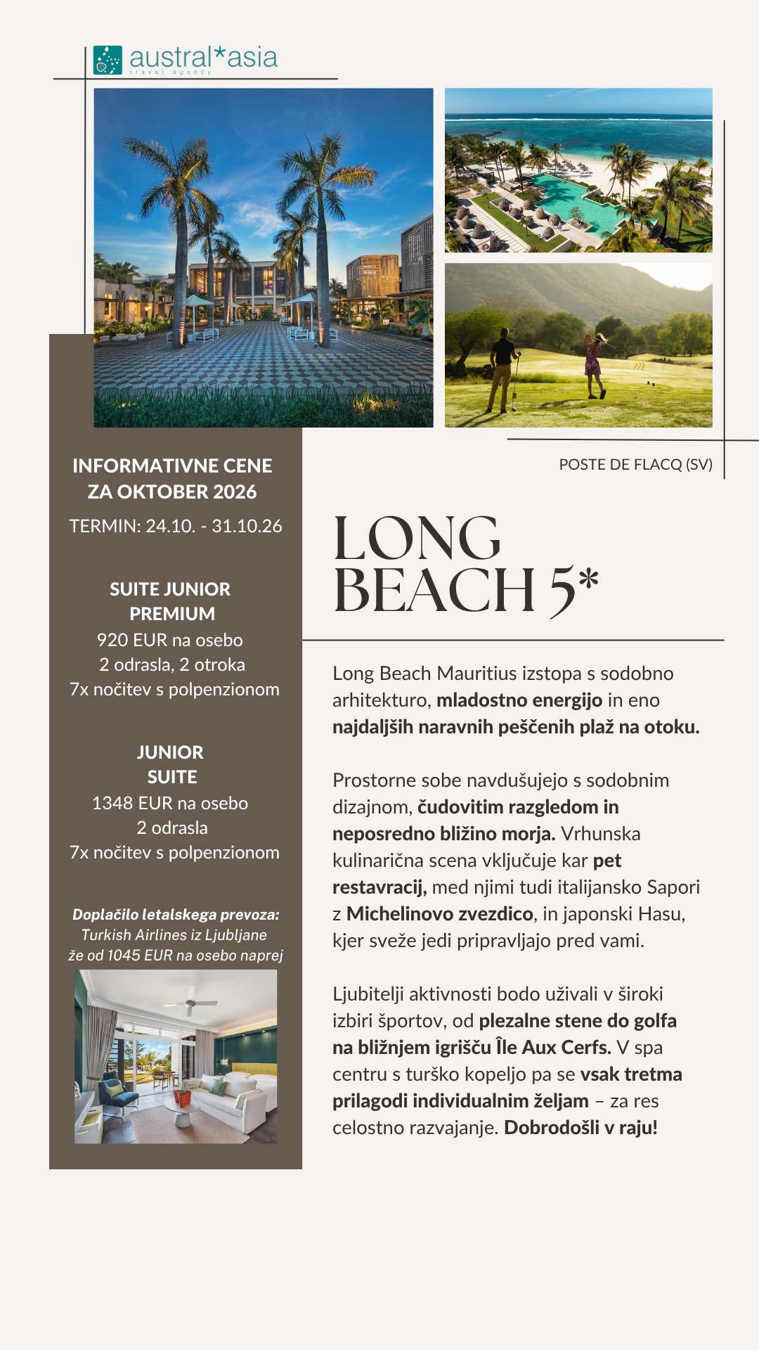 Mauritius počitnice