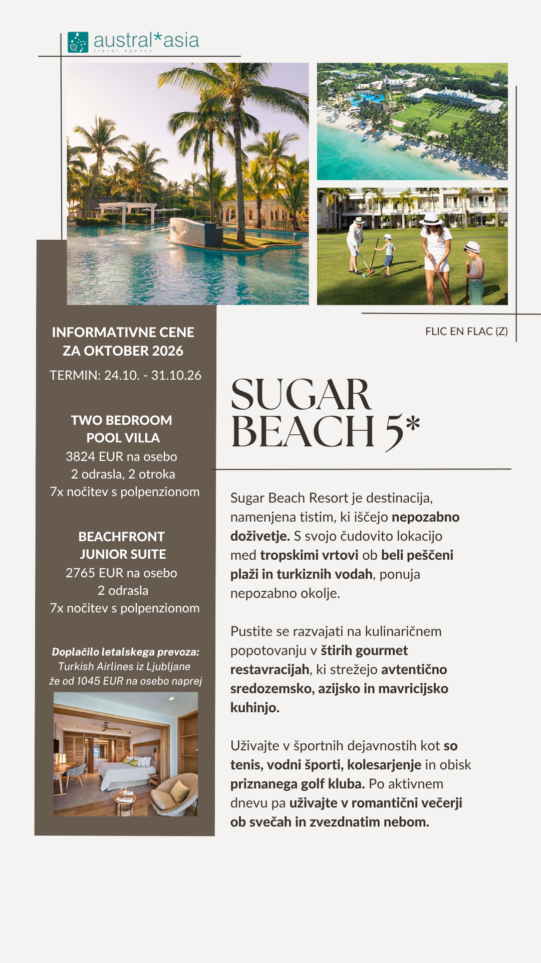 Mauritius počitnice